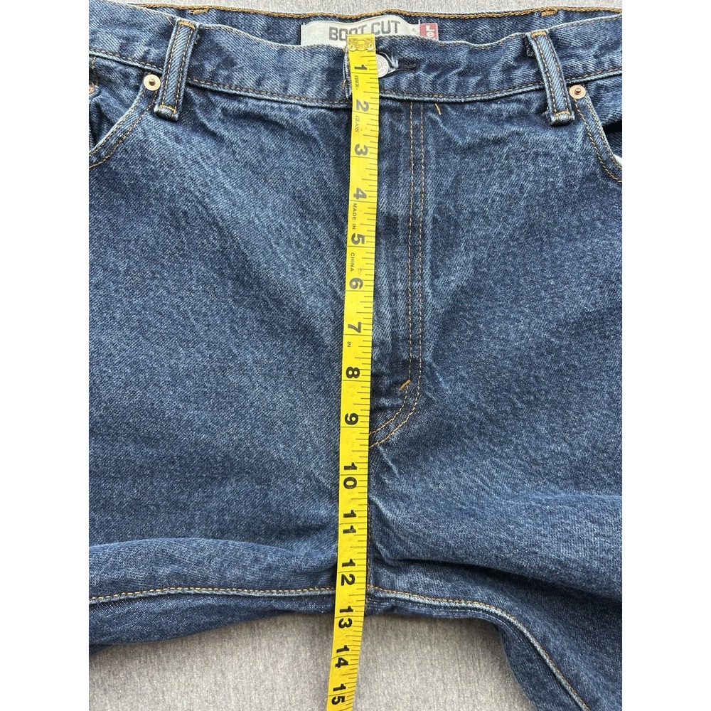 Levi's 517 Jeans Men's 38x32 Bootcut Dark Wash 100% Cotton Denim Pants - Picture 7 of 16